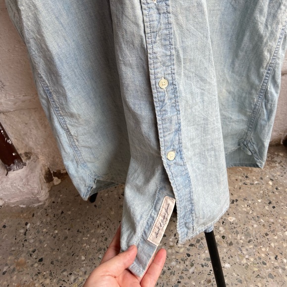 Label of Graded Goods Denim Shirt. Size- XL - Picture 7 of 8